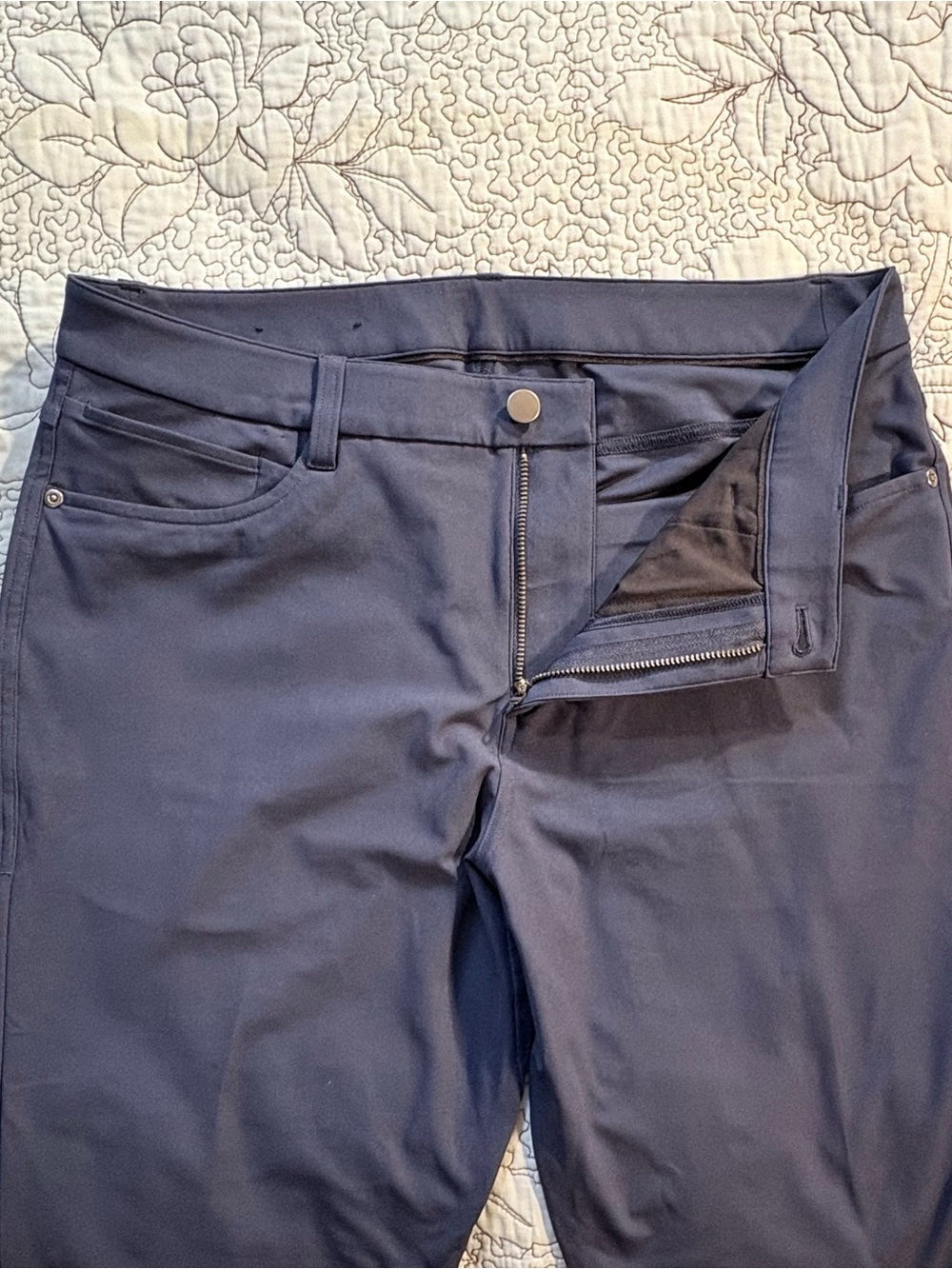 Lululemon ABC Slim Fit Pant Warpstreme True Navy Athletic Casual Mens 32x32🧡 - Picture 7 of 12